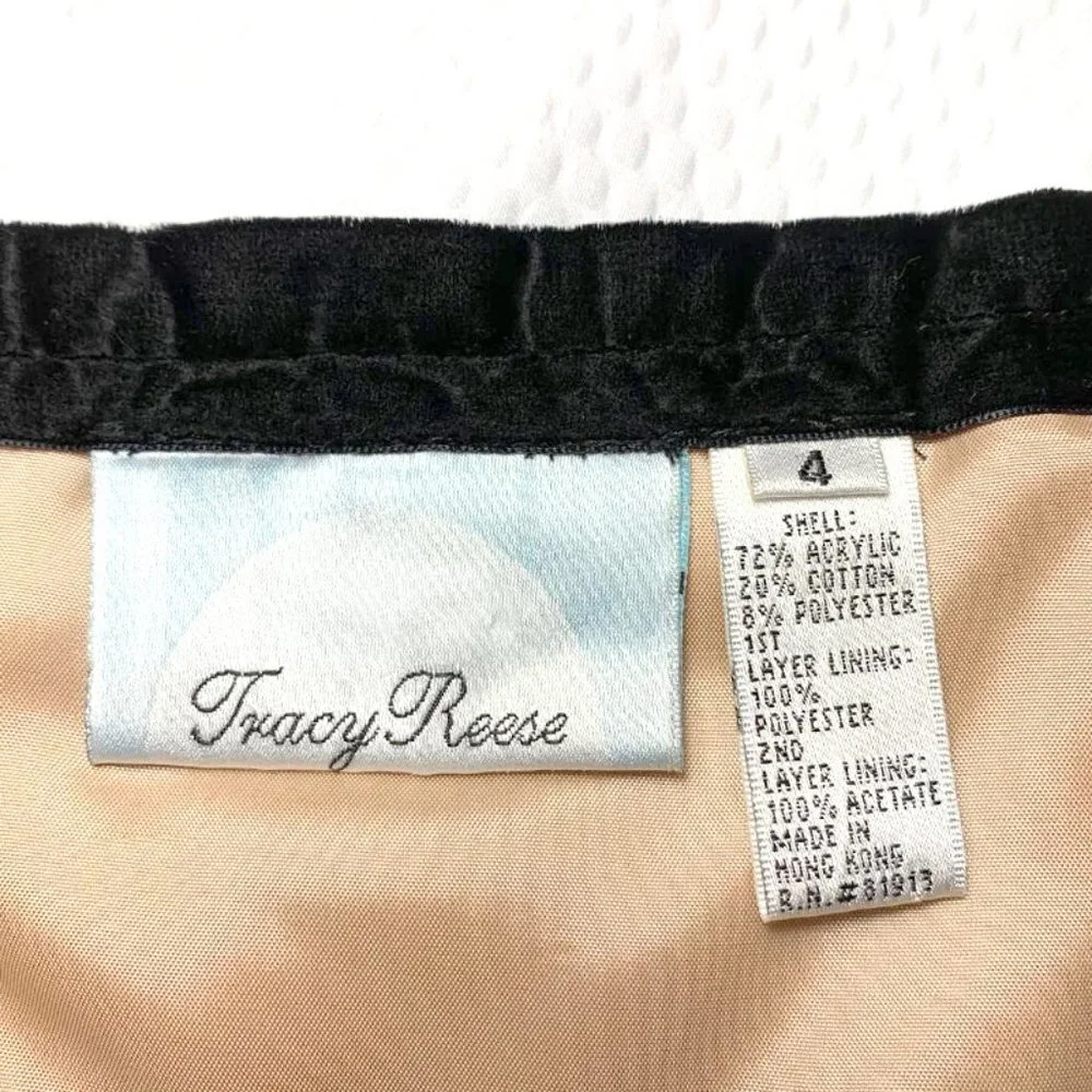 TRACY REESE Scalloped lace pencil skirt